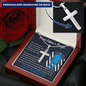 Police Officer's Prayer Engraved Necklace Gift