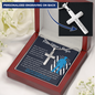 Police Officer's Prayer Engraved Necklace Gift
