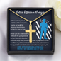 Police Officer's Prayer Engraved Necklace Gift