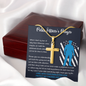 Police Officer's Prayer Engraved Necklace Gift