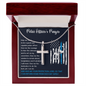Police Officer's Prayer Cross Necklace - NO engraving