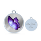 Butterfly Necklace And Bangle With Personalized Message - Freedom Look