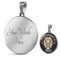 Firefighter's Mom Luxury Necklace (Silver Badge) - Freedom Look