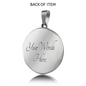 Butterflies Are The Heaven Sent Kisses Of An Angel Pendant Necklace (Circle) - Freedom Look