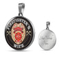 Firefighter Wife Luxury Necklace - Freedom Look