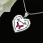 Butterflies Are The Heaven Sent Kisses Of An Angel Luxury Bangle And Necklace - Freedom Look