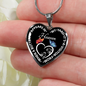 When A Butterfly Appears In My Yard It's A Visitor From Heaven Pendant Necklace