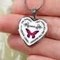 Butterflies Are The Heaven Sent Kisses Of An Angel Luxury Bangle And Necklace - Freedom Look