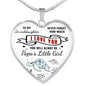 Papa's Little Girl - Granddaughter Necklace Gift for Christmas 2019