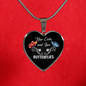 Keep Calm And Love Butterflies Pendant Necklace And Bangle - Freedom Look
