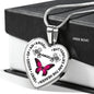 Butterflies Are The Heaven Sent Kisses Of An Angel Luxury Necklace Only