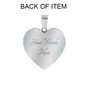 Live Life Love Butterfly Heart Shape Necklace - Freedom Look