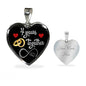 4 Year Anniversary Luxury Heart Necklace (Silver) - Freedom Look