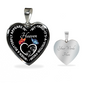 When A Butterfly Appears In My Yard It's A Visitor From Heaven Pendant Necklace