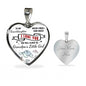 Grandpa's Little Girl - Granddaughter Necklace Gift for Christmas 2019
