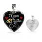 17 Years Anniversary Luxury Heart Silver Necklace - 2