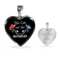 Keep Calm And Love Butterflies Pendant Necklace And Bangle - Freedom Look