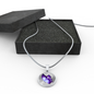 Butterfly Necklace And Bangle With Personalized Message - Freedom Look