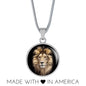 Realistic Lion Head Charm Necklace & Bangle