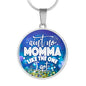 Momma Mother’s Day Family Engraved Pendant Necklace Jewelry Gift