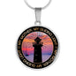 Mom Mother’s Day Lighthouse Engraved Pendant Necklace Jewelry Gift