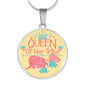 Mom Mother’s Day Family Engraved Pendant Necklace Jewelry Gift