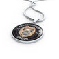 Firefighter's Mom Luxury Necklace (Silver Badge) - Freedom Look