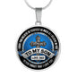 Son from Mother Dad Christian Engraved Pendant Necklace Jewelry Gift