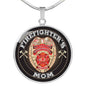Firefighter's Mom Luxury Necklace - Freedom Look