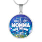 Momma Mother’s Day Family Engraved Pendant Necklace Jewelry Gift
