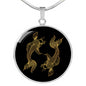 Luxury Pisces Zodiac Star Sign Necklace