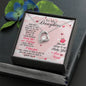 Daughter Gift From Mom Heart Jewelry Pendant Necklace Women Message Box