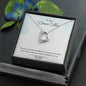 Bonus Mom Heart Jewelry Mother’s Day Necklace Pendant Women Message Box Gift