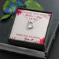 Mother's Day Heart Beauty Pendant Jewelry Necklace Women Birthday Gift