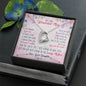 Mom Daughter Heart Beauty Jewelry Pendant Necklace Women Birthday Gift