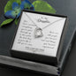 Daughter Gift From Mom Dad Heart Pendant Jewelry Necklace Women Message Box
