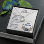 Mom Mother from Son or Daughter Heart Pendant Necklace Women Birthday Gift
