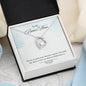 Bonus Mom Heart Jewelry Mother’s Day Necklace Pendant Women Message Box Gift