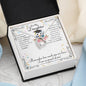 Daughter Graduation Gift Heart Necklace Pendant Jewelry Women Message Box