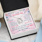 Mom Daughter Heart Beauty Jewelry Pendant Necklace Women Birthday Gift