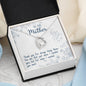 To My Mom Gift From Son Daughter - Message Box Heart Pendant Necklace