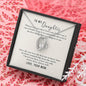 Daughter Gift From Mom Heart Pendant Jewelry Necklace Women Message Box