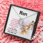 Mom Heart Beauty Pendant Jewelry Necklace Women Birthday Gift