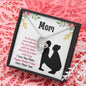 Mom Heart Beauty Pendant Necklace Jewelry Women Birthday Gift