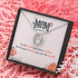 Mom Heart Beauty Necklace Pendant Jewelry Women Birthday Gift