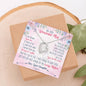 Mom Daughter Heart Beauty Jewelry Pendant Necklace Women Birthday Gift