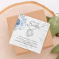 Sister Heart Jewelry Mother’s Day Necklace Pendant Women Message Box Gift