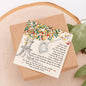 Daughter Gift From Mom Heart Necklace Pendant Jewelry Women Message Box Gift