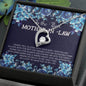 Mother-In-Law Heart Beauty Pendant Necklace Birthday Gift From Son Daughter