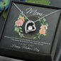 Mom Heart Beauty Necklace Jewelry Pendant Women Birthday Gift